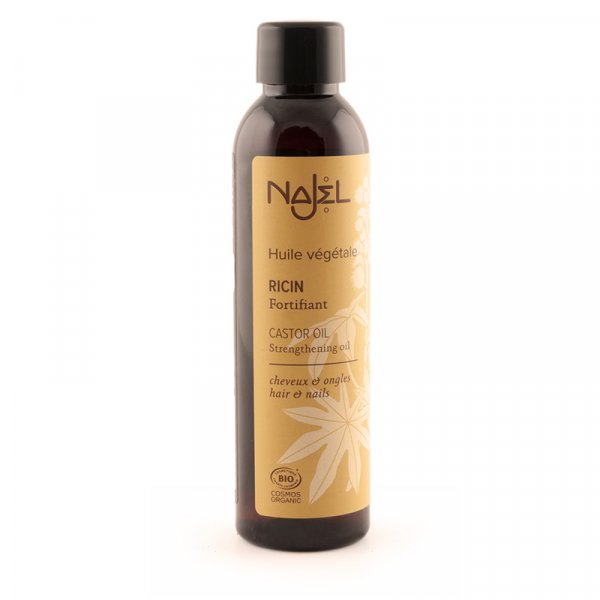 najel huile ricin certifie cosmos organic 80ml nouveau bouchon