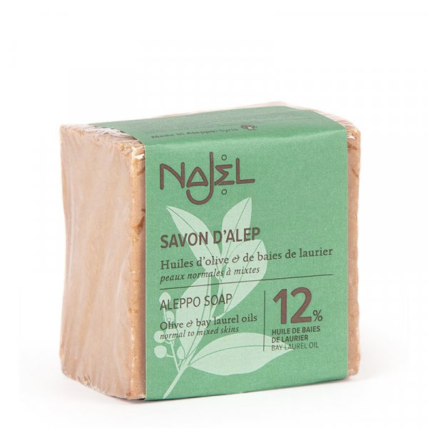 najel savon alep 12hbl peaux normales mixtes 170g 1