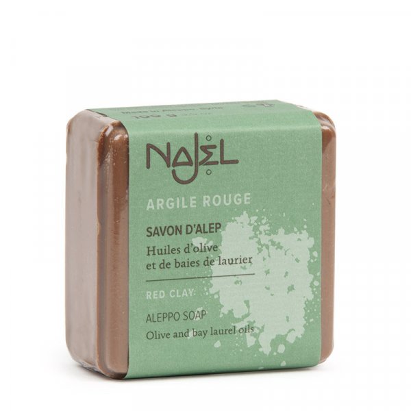 najel savon alep argile rouge 100g