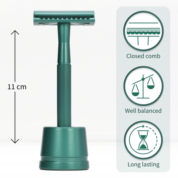 A SEA GREEN 2 PRODUCT VISUALS PRODUCT RAZORS STAND scaled