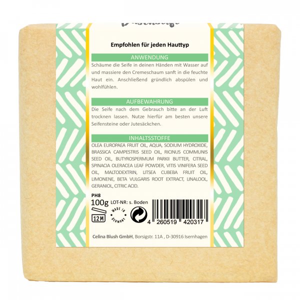 Puremetics Naturseife SheabutterLimette 05