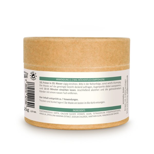 Puremetics PeelOffMaske SpirulinaAlge 05