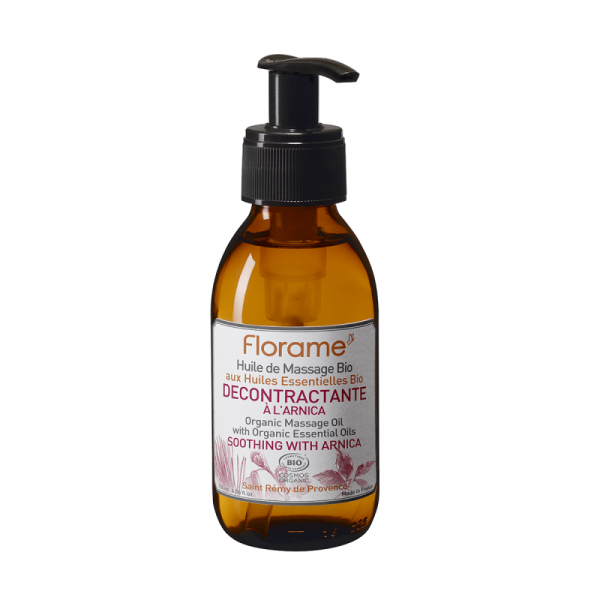 soothing with arnica massage oil