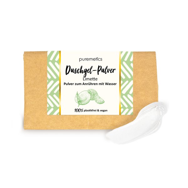 puremetics DuschgelPulver Limette 00