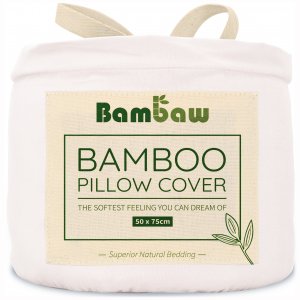 Bambaw white pillow cover PS 50x75 1