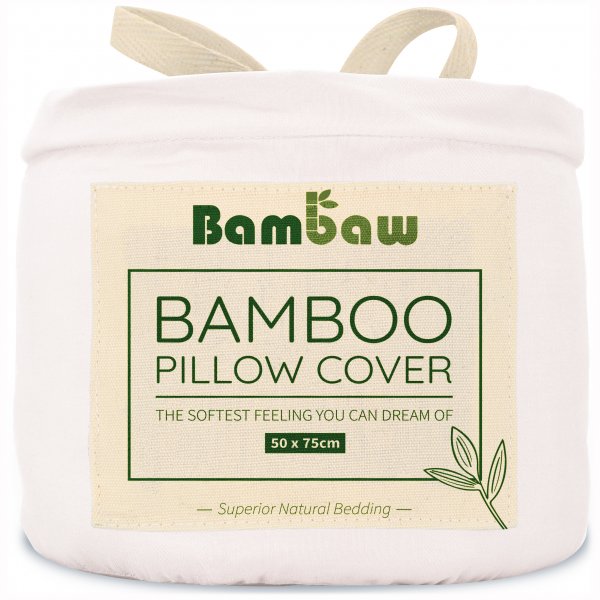 Bambaw white pillow cover PS 50x75 1