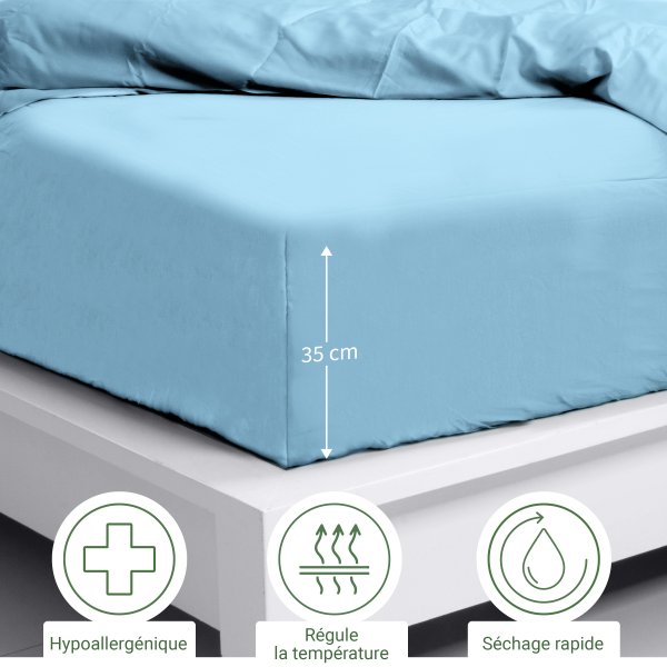 Bambaw lightblue fitted sheet USP FR scaled