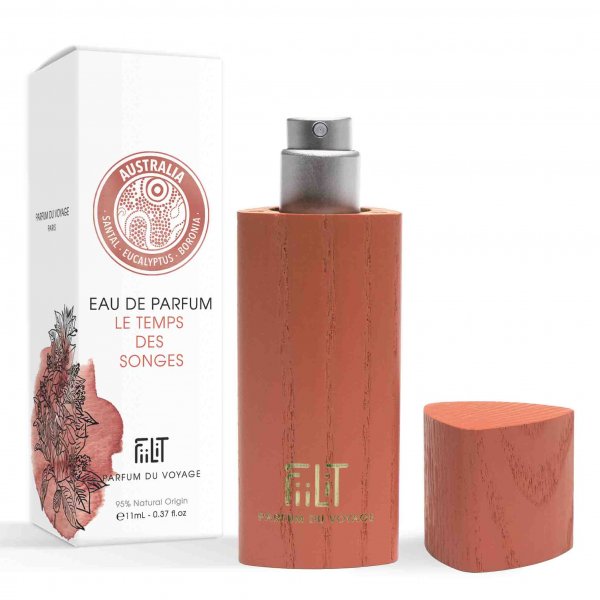 EAU DE PARFUM 11ML BOIS LE TEMPS DES SONGES AUTRALIA FiiLiT PARFUM DU VOYAGE NATUREL