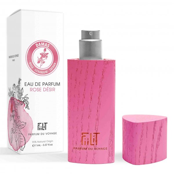 EAU DE PARFUM 11ML BOIS ROSE DESIR FiiLiT PARFUM DU VOYAGE NATUREL