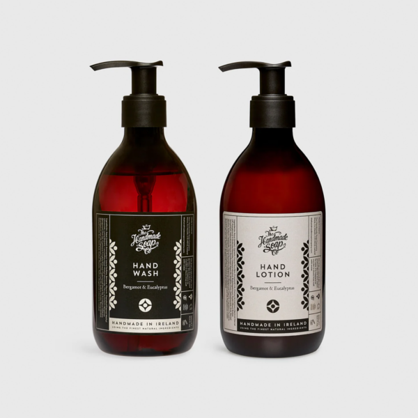 Hand Wash Hand lotion Duo Bergamot Eucalyptus Gift Set Front2