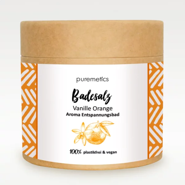 Badesalz Vanille Orange Produktbild Vorne