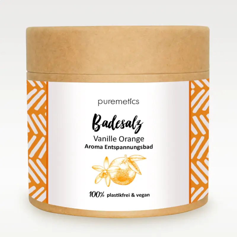 Badesalz Vanille Orange Produktbild Vorne