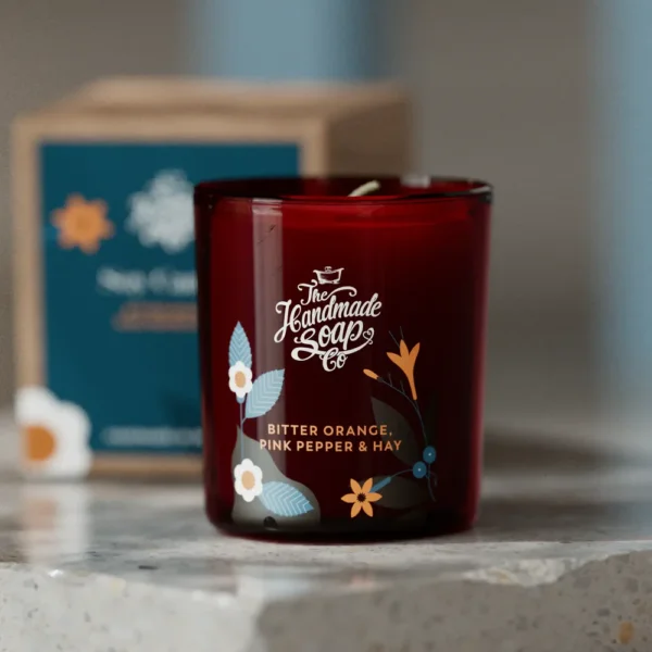 9573176574292 003 bo scented soy candle bitter orange pink pepper hay 210g 1