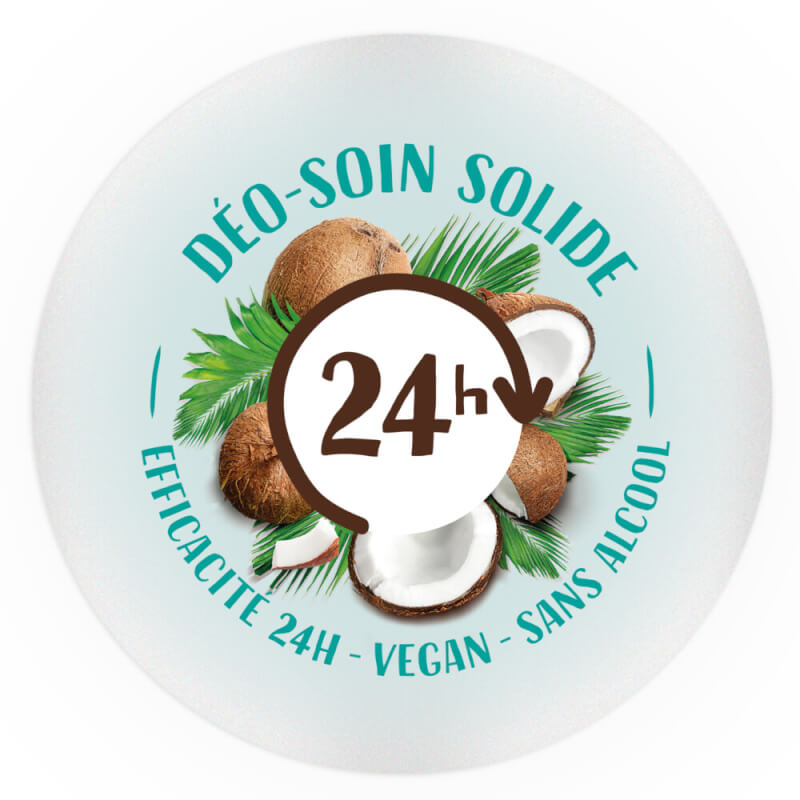 Solid Deodorant - Organic Coconut Oil 2 Solid Deodorant - Organic Coconut Oil - Bild 2
