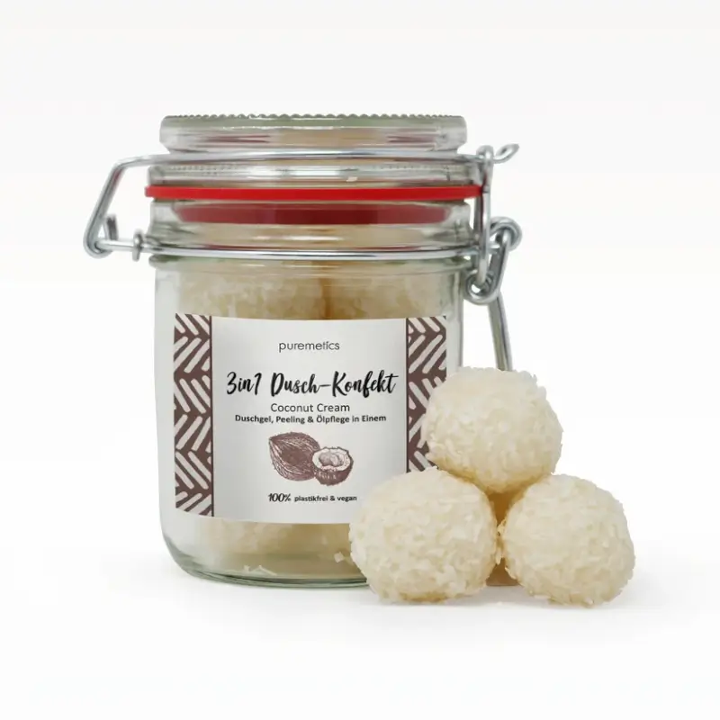 3-in-1 Dusch-konfekt "Coconut Cream" 1 3-in-1 Dusch-konfekt "Coconut Cream"
