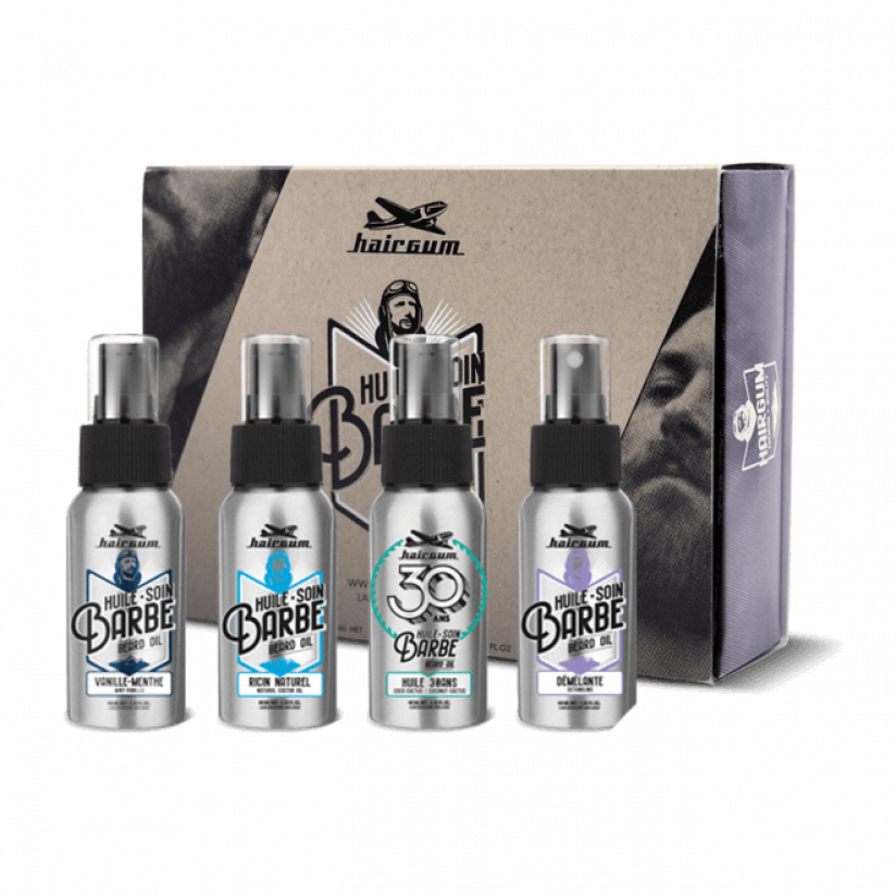 coffret-decouverte-4-huiles-soin-barbe-hairgum